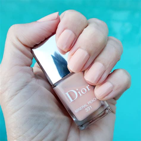 dior nyc peach nail polish